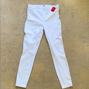 SPANX white skinny jeans